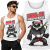 TANK TOP ŚMIESZNY  SPORTY WALKI PANDA NA KOKSIE
